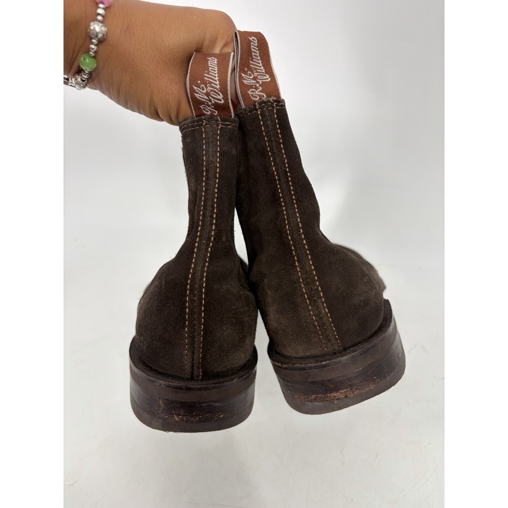 RM Williams Comfort Craftsman Boot in Chocolate Suede Size 10.5 G - Picture 2 of 16